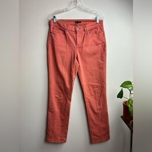 Eileen fisher Organic cotton Pink peach straight Pants Size 8
